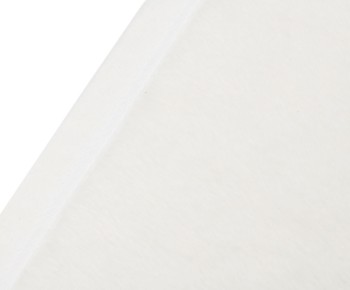 Ambiente Trendlife Baumwoll-Acryl-Decke Arizona uni Einfassband 150x200cm wollweiss
