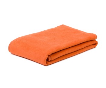 Ambiente Trendlife Baumwoll-Acryl-Decke Arizona uni Einfassband 150x200cm orange