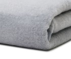 Ambiente Trendlife Baumwoll-Acryl-Decke Arizona uni Einfassband 150x200cm silber