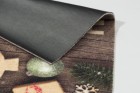 Astra Weihnachts - Fussmatte 40x60cm 959 Holz Girlande Deko rot