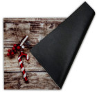 Astra Weihnachts - Fussmatte 40x60cm 959 Holz Girlande Deko rot