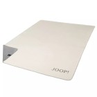 JOOP! Plaid / Decke MELANGE Doubleface Natur-Silber 150 x 200 cm