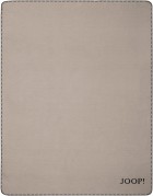 JOOP! Plaid Uni-Doubleface | Stein-Anthrazit - 150 x 200