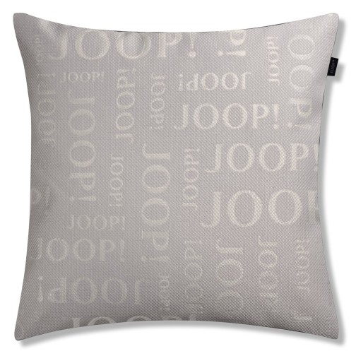 JOOP! Zierkissenhülle Label silber