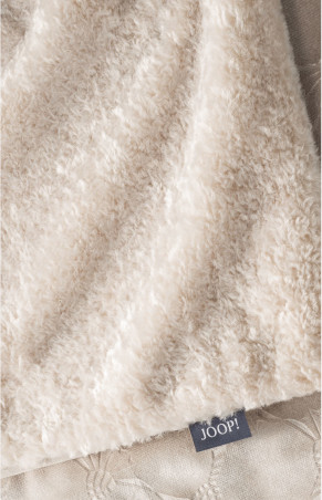 JOOP! Plaid / Decke Fur natur 130x170cm