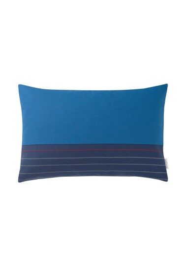 Tom Tailor Zierkissenhülle Zig Zag Lines blau 40x60cm