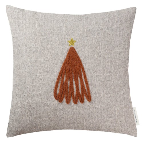 Tom Tailor Zierkissenhülle Xmas Tree natur-rost 38x38cm