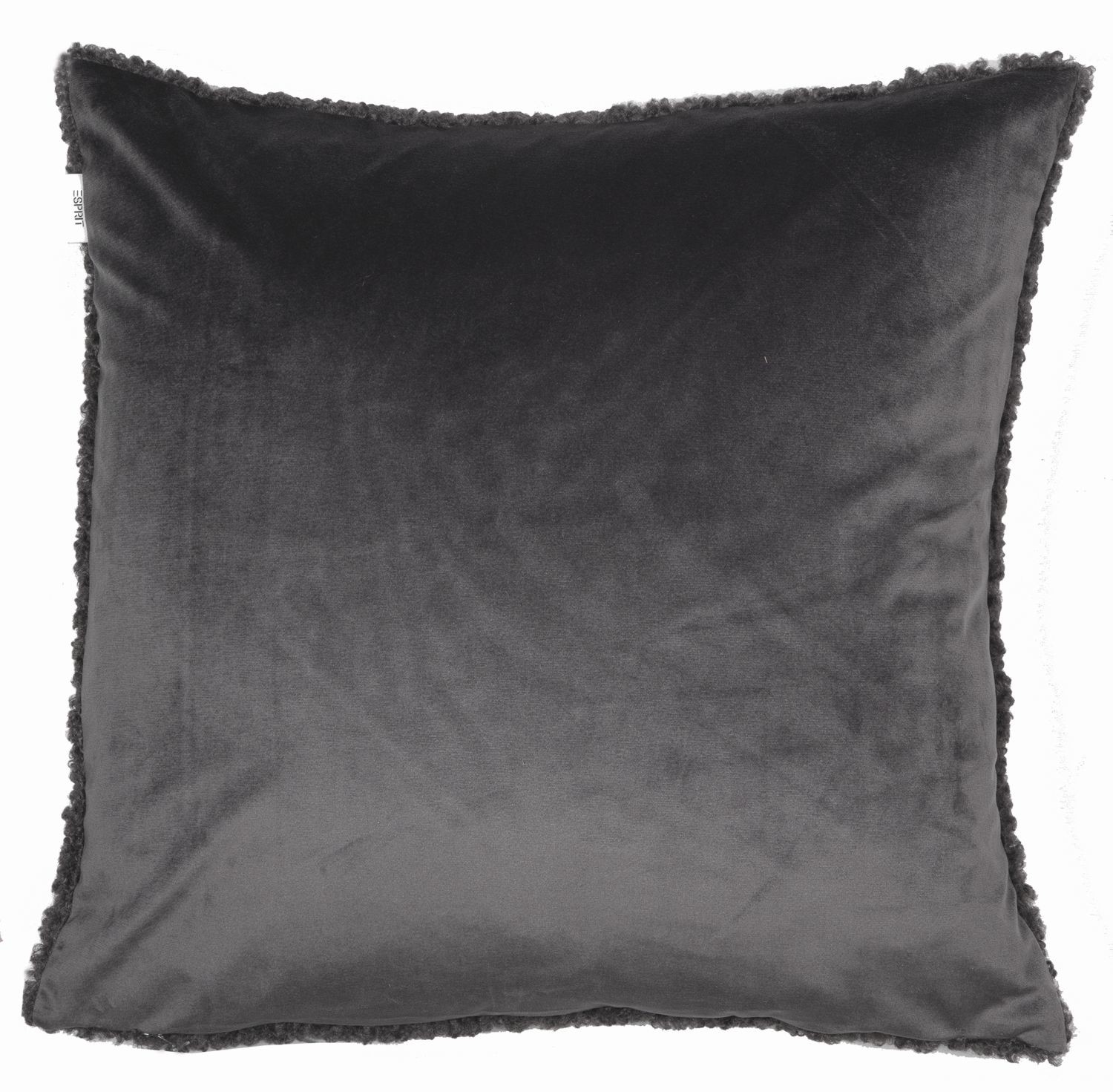 ESPRIT home Zierkissenhülle Teddy anthrazit 45x45cm, 22,99 €