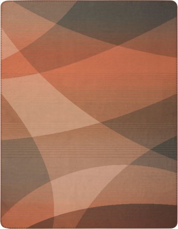 Biederlack Wohndecke Circular Bronze 150 x 200 CM