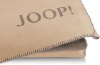 JOOP! MELANGE-Doubleface Plaid / Decke Cashew-Kastanie 150 x 200cm