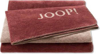 JOOP! MELANGE-Doubleface Plaid / Decke Rouge-Chateau 150 x 200cm