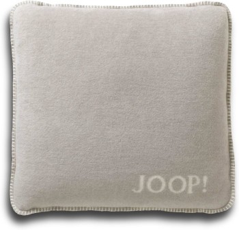 JOOP! Uni-Doubleface Kissenhülle Feder-Ecru 50 x 50cm