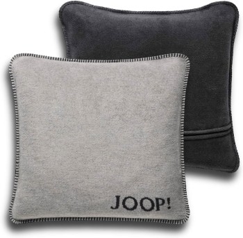 JOOP! Uni-Doubleface Kissenhülle Ash-Anthrazit 50 x...