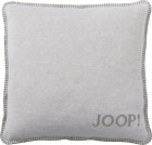 JOOP! Kissen Uni-Doubleface Kissen mit Füllung Silber-Jade 50 x 50cm