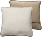 JOOP! Melange-Doubleface Kissenhülle Natur-Sand 50 x 50cm