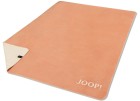 JOOP!  Uni-Doubleface Plaid / Decke apricot-sand 150 x 200cm