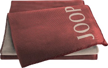 JOOP!  TOUCH Plaid / Decke Rouge-Natur 130 x 150cm