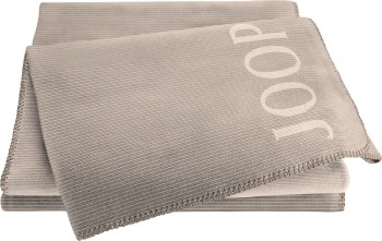 JOOP!  TOUCH Plaid / Decke Sand-Natur 130 x 150cm