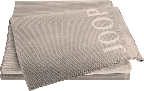 JOOP!  TOUCH Plaid / Decke Sand-Natur 220 x 240cm