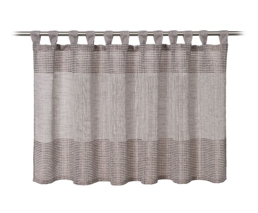 Ambiente Trendlife Domino legere Schlaufenpanneaux 50x140cm Farbe schlamm