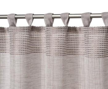 Ambiente Trendlife Domino legere Schlaufenpanneaux 50x140cm Farbe schlamm