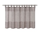 Ambiente Trendlife Domino legere Schlaufenpanneaux 50x140cm Farbe schlamm