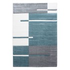 Kurzflor Teppich HAWAII Blau