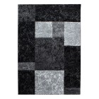 Kurzflor Teppich HAWAII Schwarz