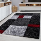 Kurzflor Teppich HAWAII Rot