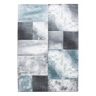 Kurzflor Teppich HAWAII Blau