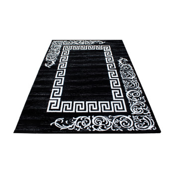 Kurzflor Teppich MIAMI Schwarz