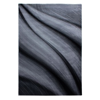 Kurzflor Teppich MIAMI Schwarz