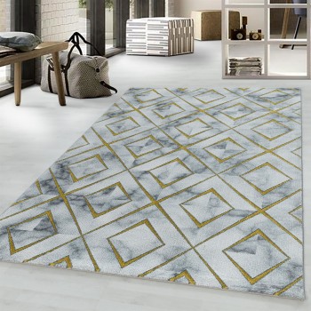 Kurzflor Teppich NAXOS Gold