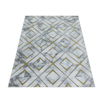 Kurzflor Teppich NAXOS Gold