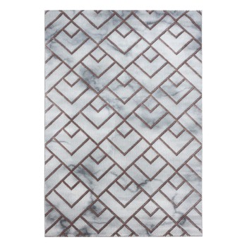 Kurzflor Teppich NAXOS Bronze