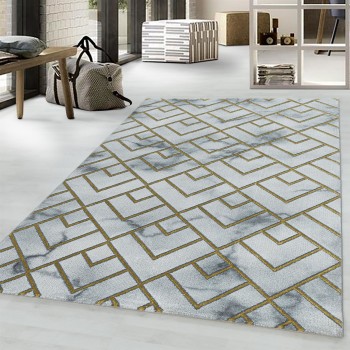 Kurzflor Teppich NAXOS Gold