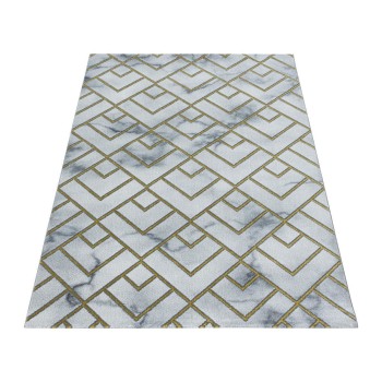 Kurzflor Teppich NAXOS Gold