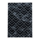 Kurzflor Teppich NAXOS Silber