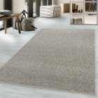 Kurzflor Teppich NIZZA Beige