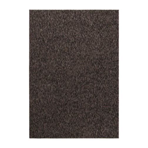 Kurzflor Teppich NIZZA Braun