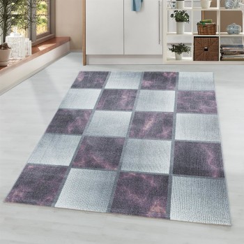Kurzflor Teppich OTTAWA Violett