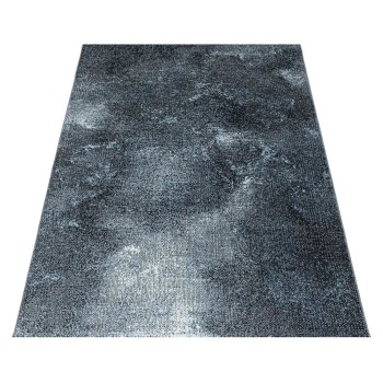 Kurzflor Teppich OTTAWA Blau