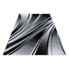 Kurzflor Teppich PARMA Schwarz