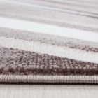 Kurzflor Teppich PARMA Braun