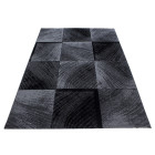 Kurzflor Teppich PLUS Schwarz