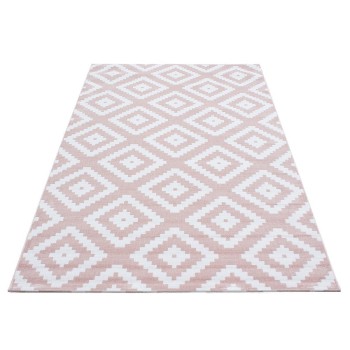Kurzflor Teppich PLUS Pink