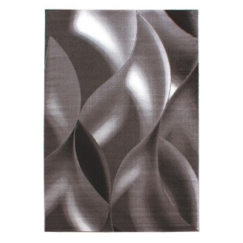 Kurzflor Teppich PLUS Braun
