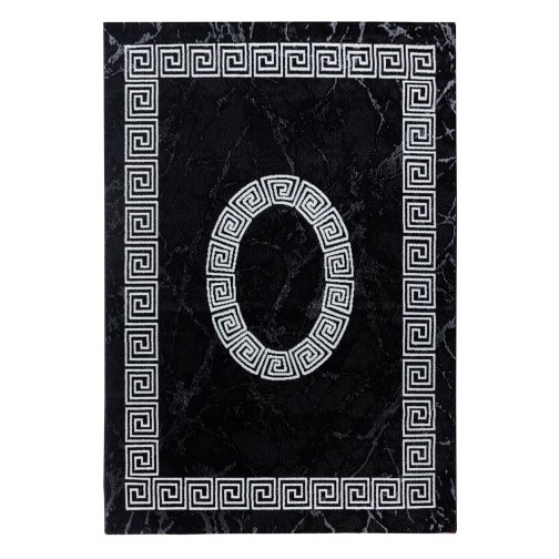 Kurzflor Teppich PLUS Schwarz