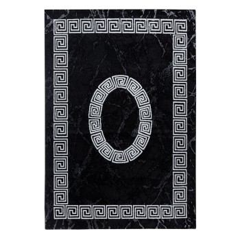 Kurzflor Teppich PLUS Schwarz