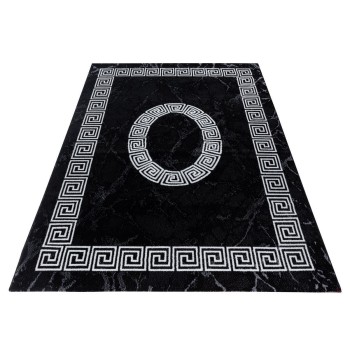 Kurzflor Teppich PLUS Schwarz